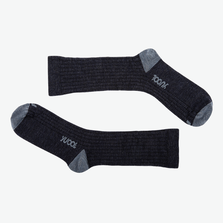 Homme Chaussettes en laine mérinos bleue