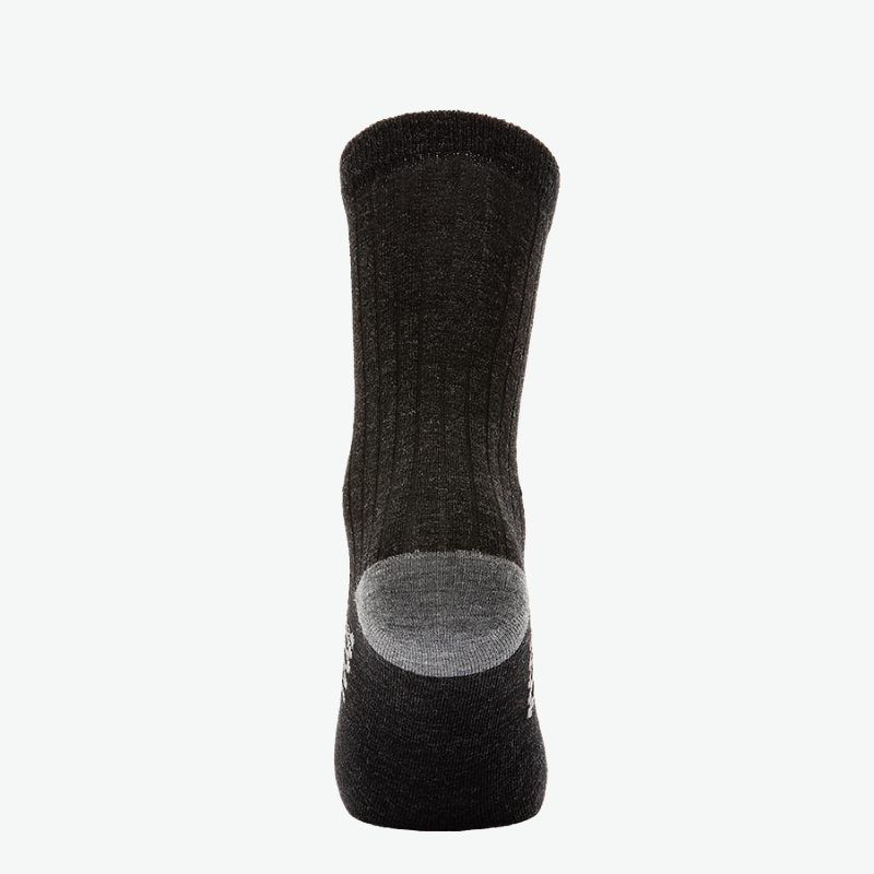 Femme Chaussettes en laine mérinos noire