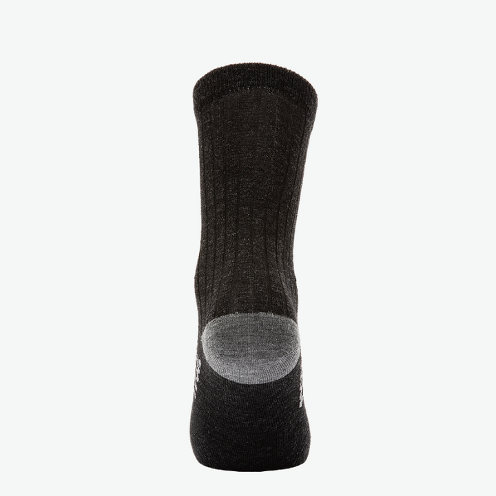 Femme Chaussettes en laine mérinos noire