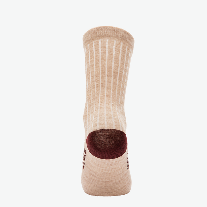 Femme Chaussettes en laine mérinos naturelle