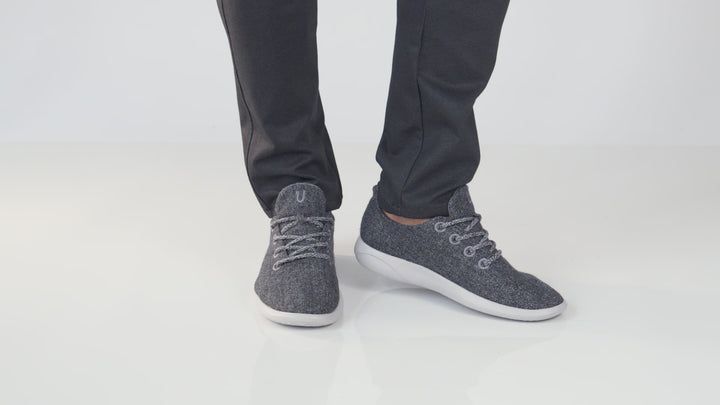 Men's Merino Wool Shoe Grey