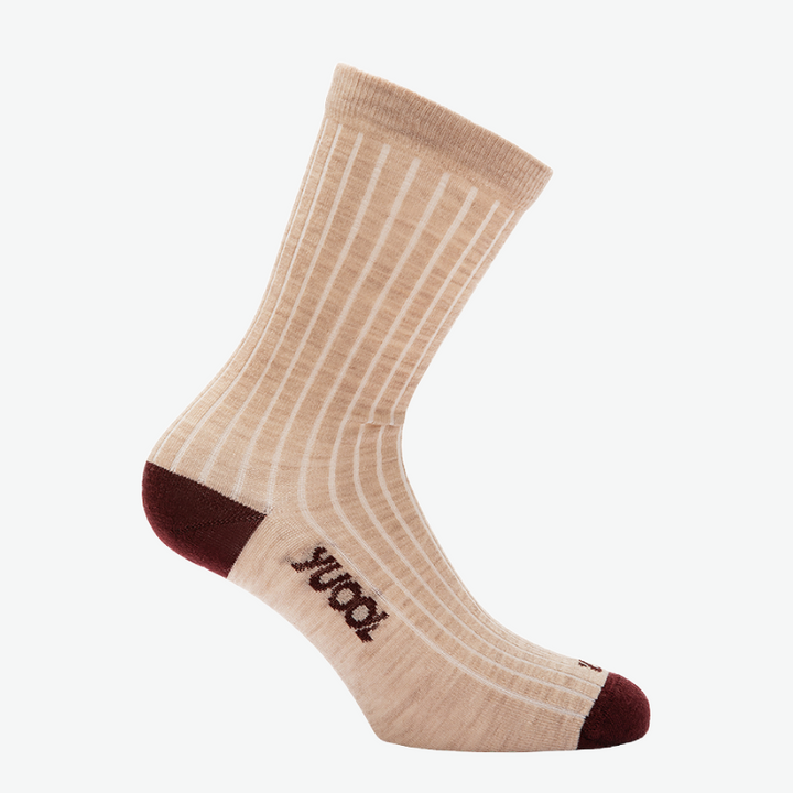 Femme Chaussettes en laine mérinos naturelle