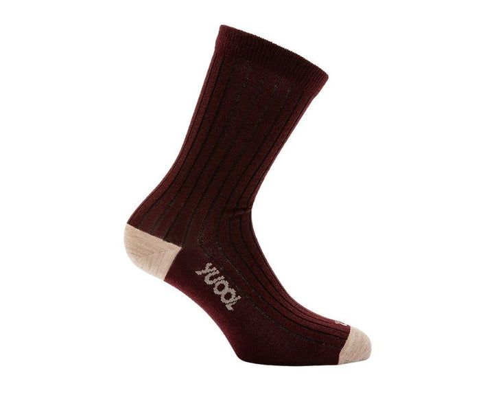 Yuool Bordeaux sokken#kleur_bordeaux